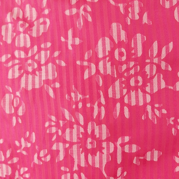 Sag Harbor Flowery Long Sleeve Pink Blouse Sz 1x - Picture 3 of 7